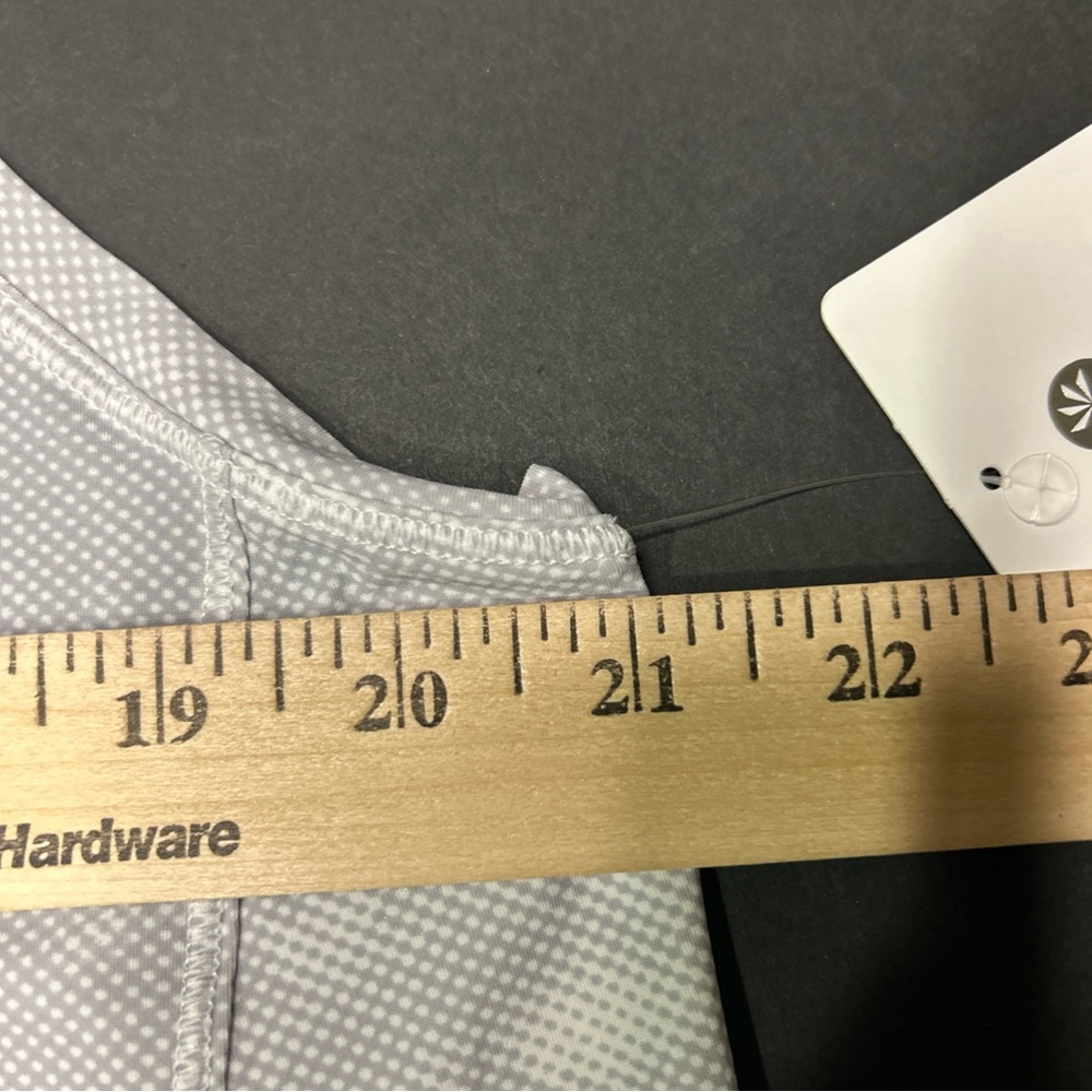 Athleta Cloudy Gray and White Tank Top - Picture 11 of 12